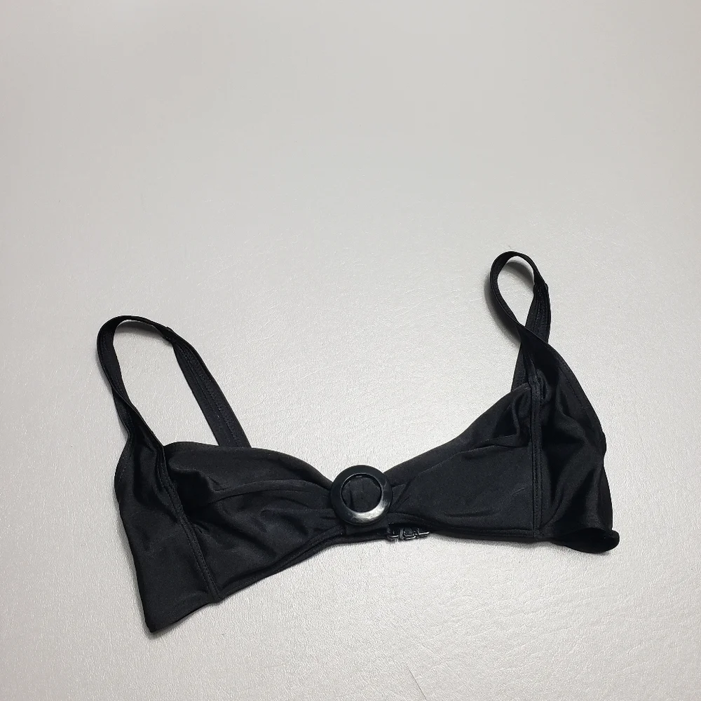 Unbranded black bikini top size 8